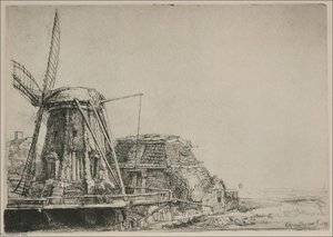 Rembrandt's Mill — Rembrandt Van Rijn, Dutch Golden Age