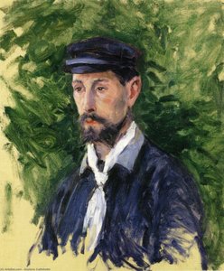 Bust Portrait Of Eugene Lamy — Gustave Caillebotte