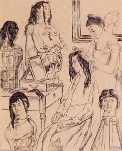 Peinadoras — José Gutiérrez Solana