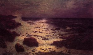 Moonlight On The Sea And The Rocks — Ferdinand Du Puigaudeau