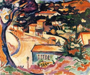 L'estaque — Georges Braque, Proto-cubist Landscape