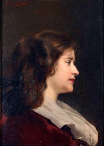 Portrait Of A Woman — Jules Adolphe Goupil, Academic Art