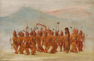 Dance To The Berdash — George Catlin