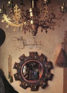 Portrait of Giovanni Arnolfini and his Wife (detail) (23)