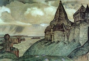 Viking's Tomb — Nicholas Roerich