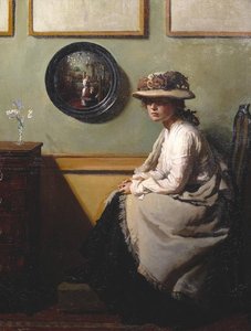 The Mirror — Sir William Newenham Montague Orpen, Impressionistic Portraiture