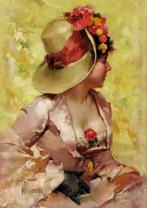 An Elegant Lady — Frederik Henrdik Kaemmerer