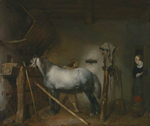 Horse Stable — Gerard Ter Borch