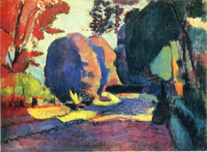 The Luxembourg Gardens — Henri Matisse, Fauvist Landscape