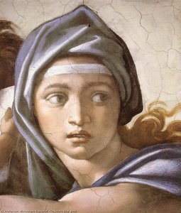The Delphic Sibyl (detail) — Michelangelo Buonarroti