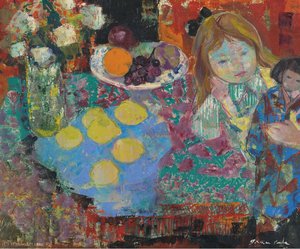 Child With Puppet, (1963) — Emilio Grau Sala