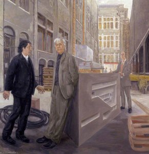 Architects Of The Gallery Masterplan (edward David Brynmor Jones Jeremy Dixon Charles Robert Saumarez Smith) — John Lessore