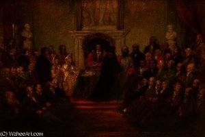 Presentation Of The Freedom Of The City To General. — John Gilbert
