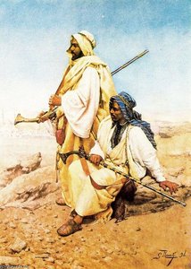 Arabes Approchant D Une Ville