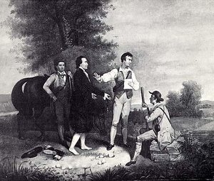 Capture Of Major Andre, (painting) — Asher Brown Durand
