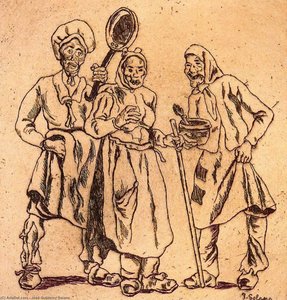 Máscaras Cocineras — José Gutiérrez Solana, Expressionism