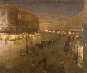 Regent Street — Sir William Newenham Montague Orpen, Impressionism