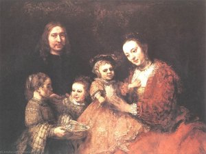 Family Group — Rembrandt Van Rijn