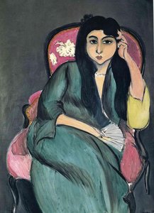 Laurette In Green In A Pink Chair — Henri Matisse