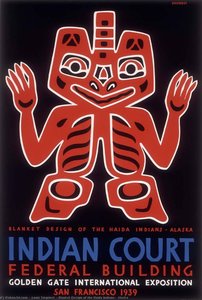 Blanket Design Of The Haida Indians, Alaska — Louis Siegriest