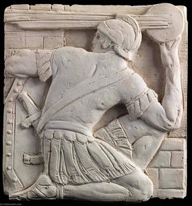 (metope Study For Postal Administration Building) Classical Figure ( 2) — Joseph Emile Renier