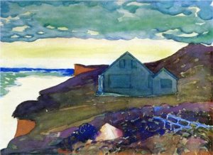 House On The Point — George Benjamin Luks
