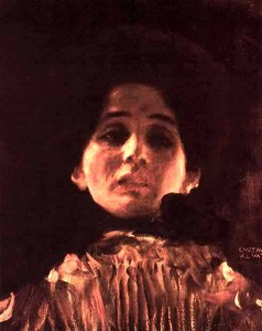 Full-face Portrait Of A Lady — Gustav Klimt
