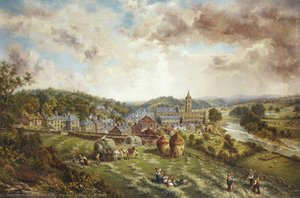 Harvest Scene, Dunblane — John Bell