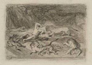Study For `daniel In The Lion's Den' 1 — James Ward