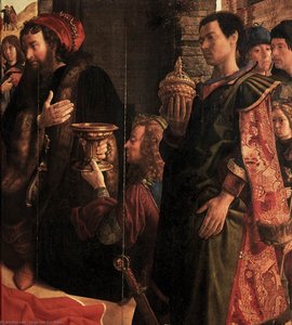 Monforte Altarpiece (detail) (29) — Hugo Van Der Goes, Northern Renaissance