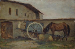 The Courier's Horse — Silvestro Lega