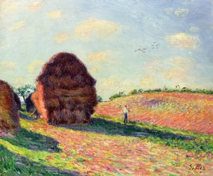 Haystacks — Alfred Sisley