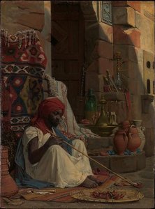 A Merchant In Cairo — Jean Jules Antoine Lecomte Du Nouy