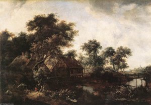 Meyndert The Water Mill — Meindert Hobbema
