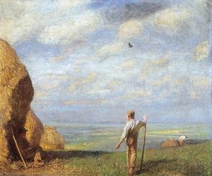 Green Fields — Sir George Clausen, Impressionistic Landscape