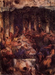 The Feast — Paul Cézanne, Post-impressionism