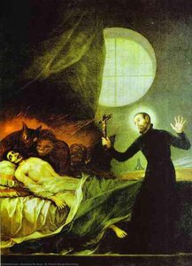 St. Francis Borgia Exorsizing — Francisco José De Goya Y Lucientes