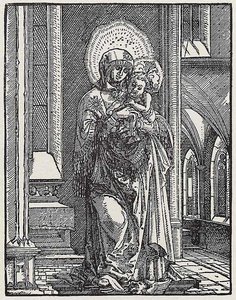 Beautiful Mary In The Church — Albrecht Altdorfer