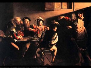 The Calling Of Saint Matthew — Caravaggio