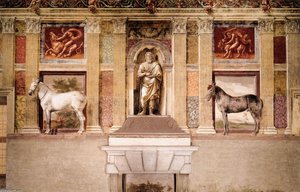 View Of The Salone Dei Cavalli — Giulio Romano