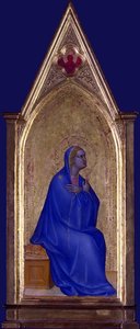 The Virgin - Left Pinnacle Panel — Giovanni Da Milano