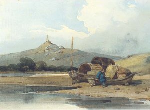 Tanka Boats Off The He'-ang Shan, China — George Chinnery