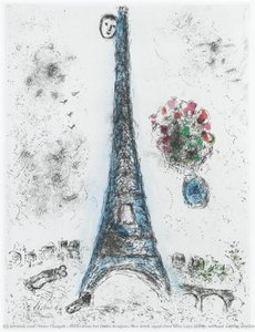 Illustration For Louis Aragon's Work "one Who Says Things Without Saying Anything" — Marc Chagall