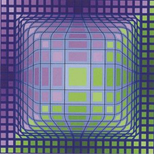 Sphere — Victor Vasarely, Geometric Abstraction