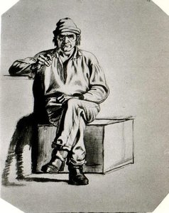 Study Of A Boatman 7 — George Caleb Bingham
