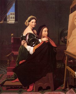 Raphael And The Fornarina — Jean-auguste-dominique Ingres