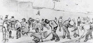 Sand Diggers In Dekkersduin Near The Hague 2 — Vincent Willem Van Gogh