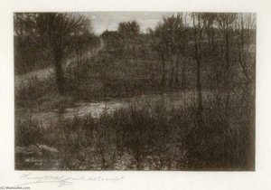 The Evening Star (motif Found In The Catskills) — Henry Wolf, Realism