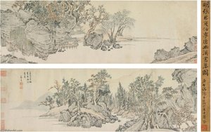 Studio By A Secluded Stream — Zhang Hong