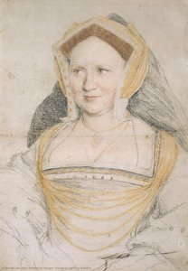 Portrait Of Lady Mary Guildford — Hans Holbein The Younger, Northern Renaissance
